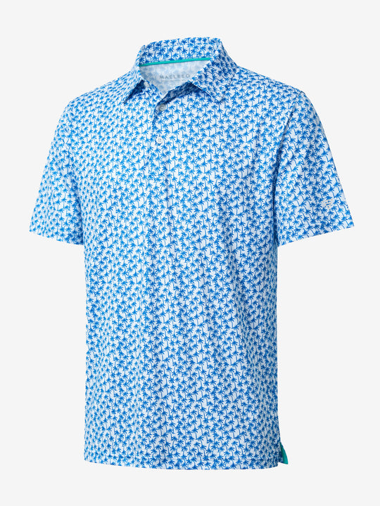 Performance Quick Dry Print Golf Polos（4）