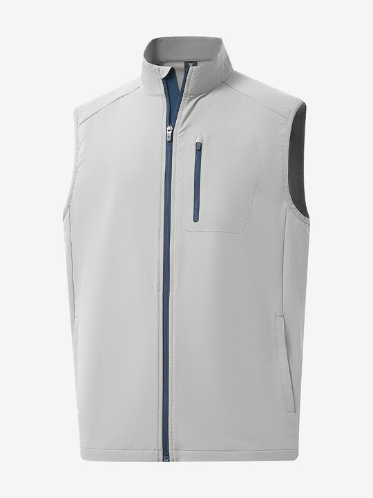 Windproof Golf Vests with Zip Pockets