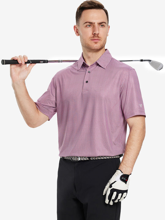 Performance Quick Dry Print Golf Polos（5）