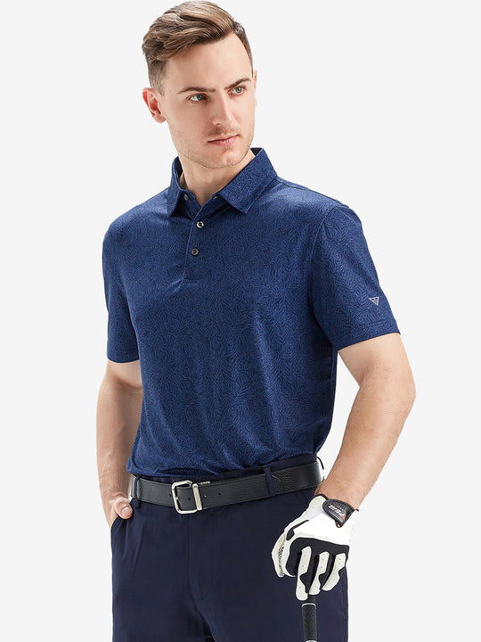 Performance Quick Dry Print Golf Polos（3）