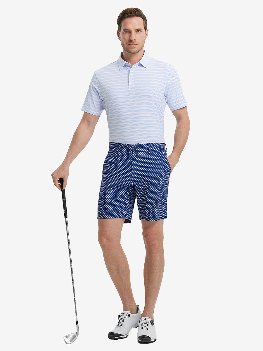 DARK BLUE WHTE GOLF BALL