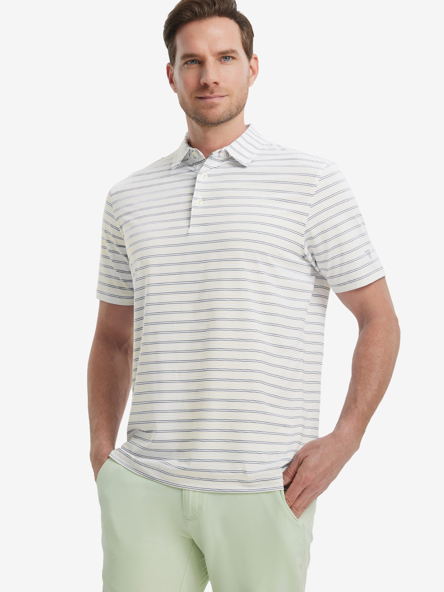 KHAKI NEUTRAL GREY STRIPE