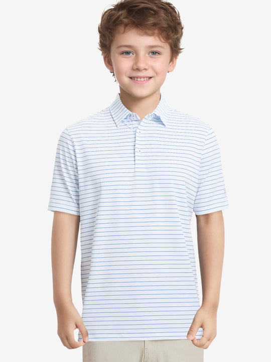 WHITE/LIGHT BLUE STRIPE