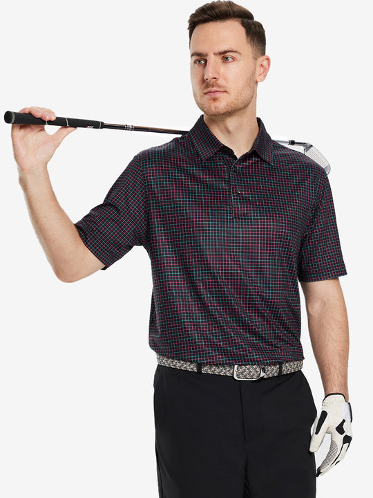 Performance Quick Dry Print Golf Polos