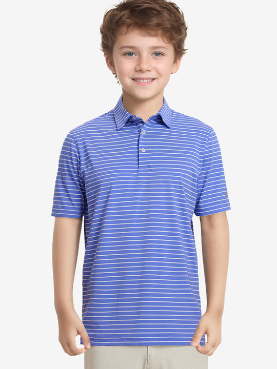 BLUISH BLUE/WHITE STRIPE