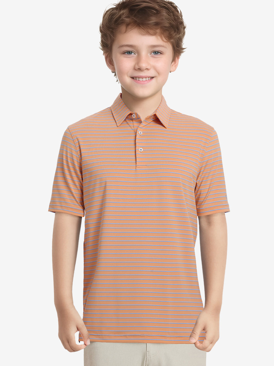 ORANGE/SKY BLUE STRIPE