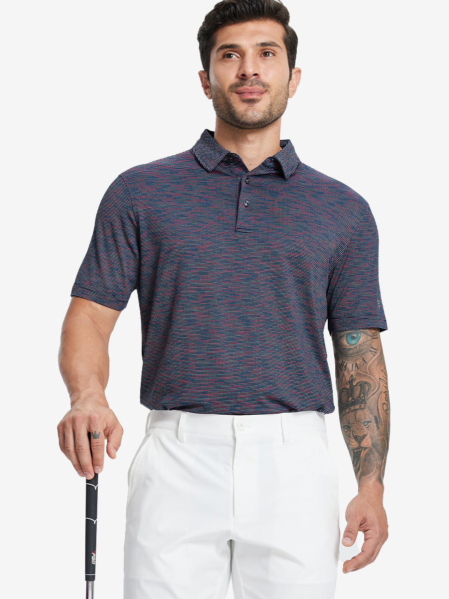 SPACE DYE STRIPE