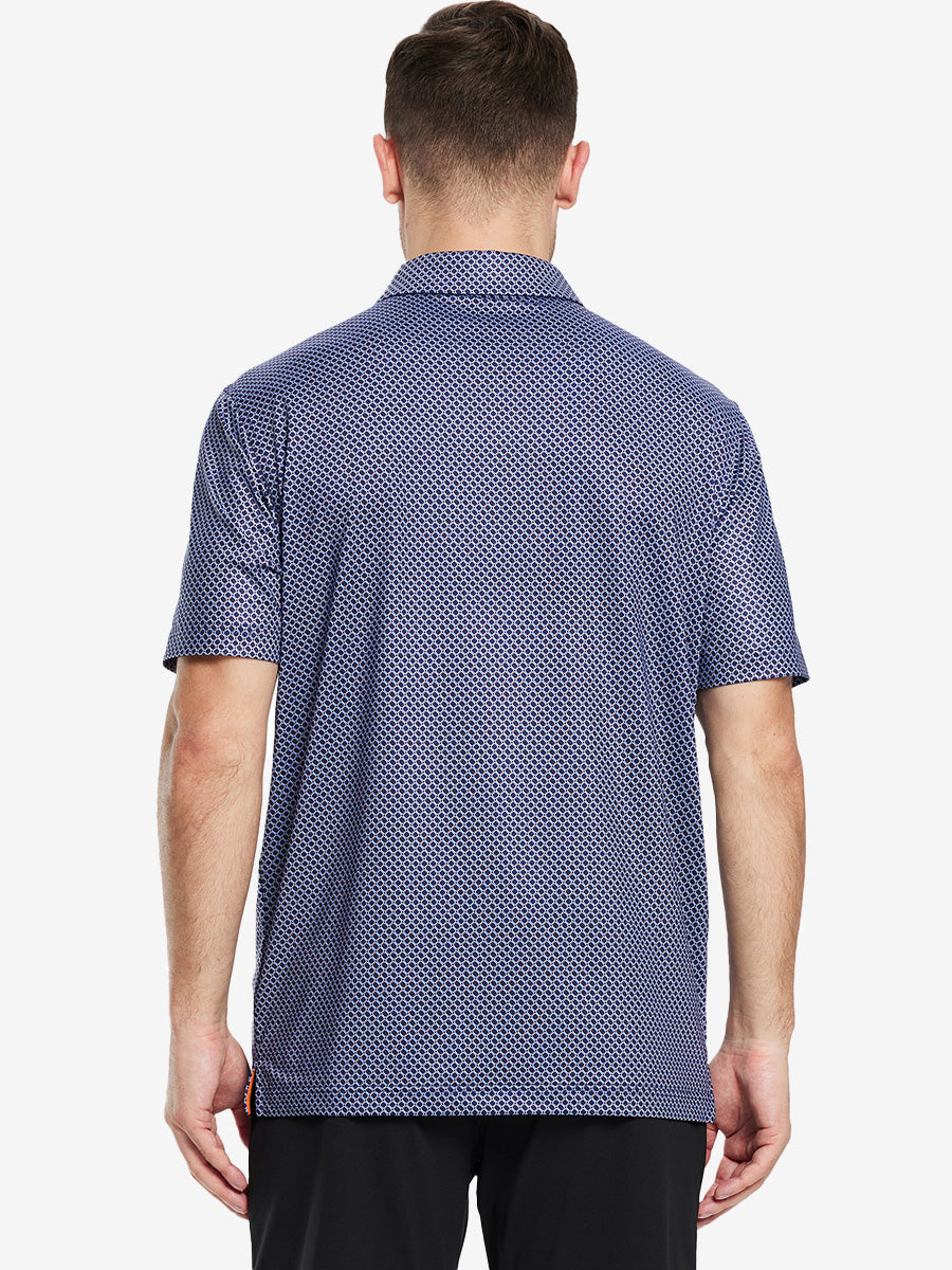 Performance Quick Dry Print Golf Polos（3）