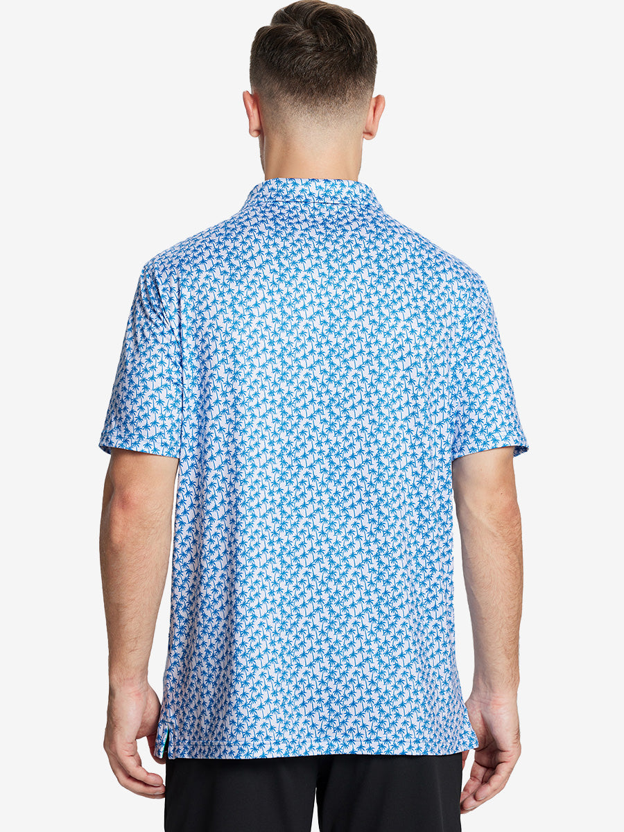 Performance Quick Dry Print Golf Polos（4）