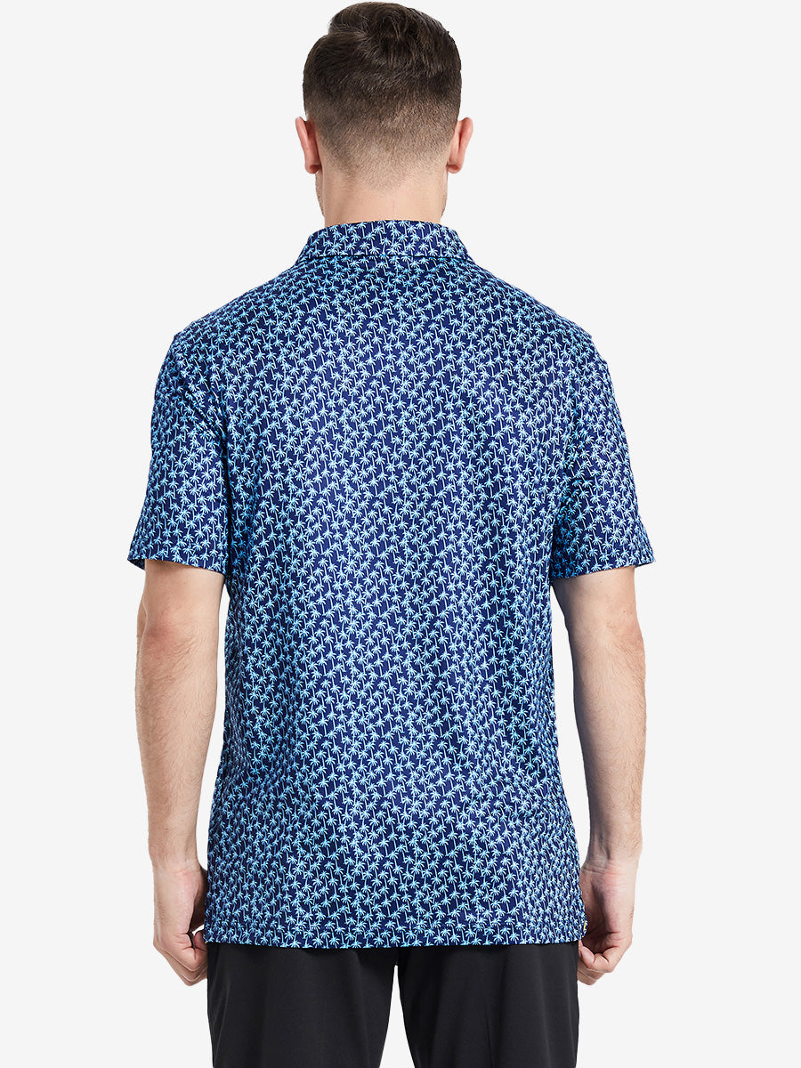 Performance Quick Dry Print Golf Polos（3）