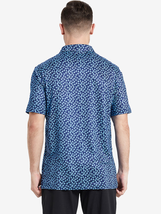 Performance Quick Dry Print Golf Polos（3）