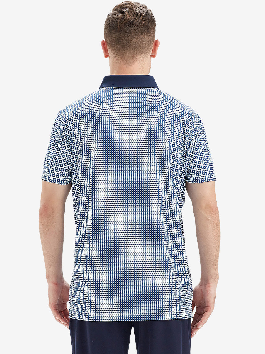 Performance Quick Dry Print Golf Polos（3）