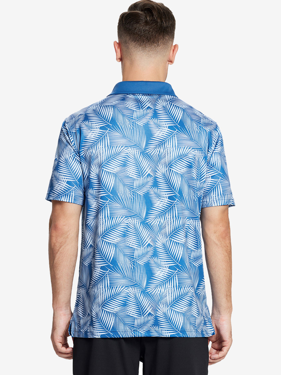 Performance Quick Dry Print Golf Polos（3）