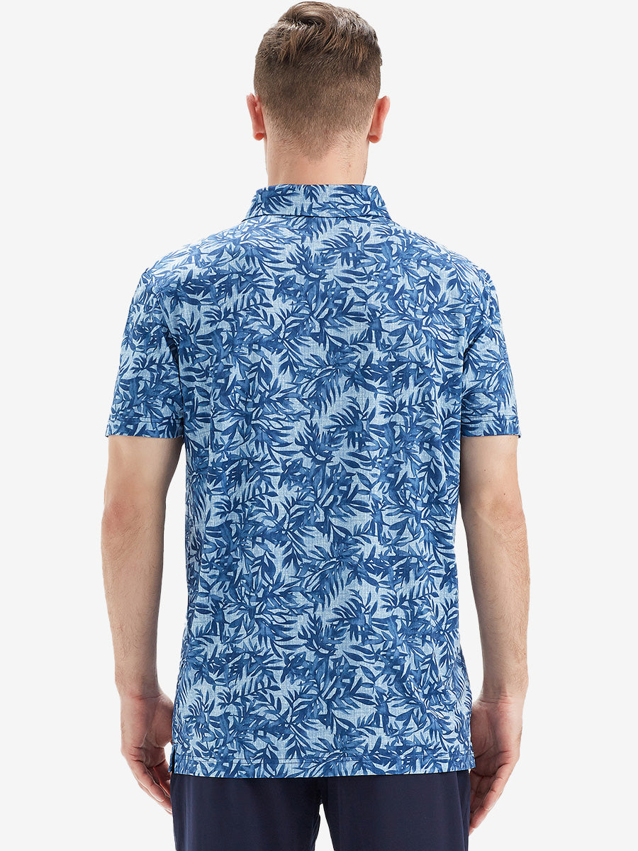 Performance Quick Dry Print Golf Polos