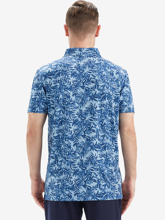 Performance Quick Dry Print Golf Polos