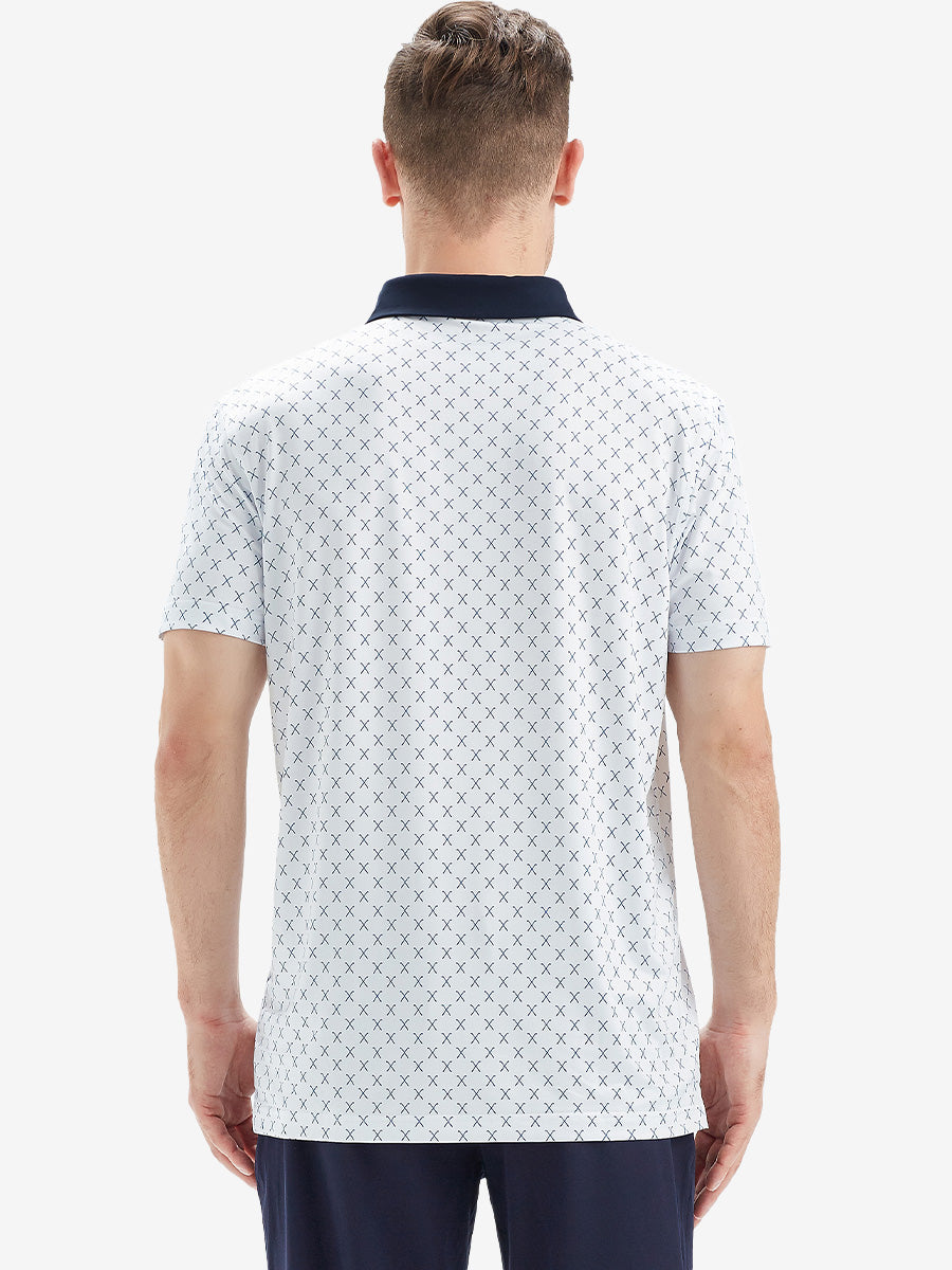 Performance Quick Dry Print Golf Polos