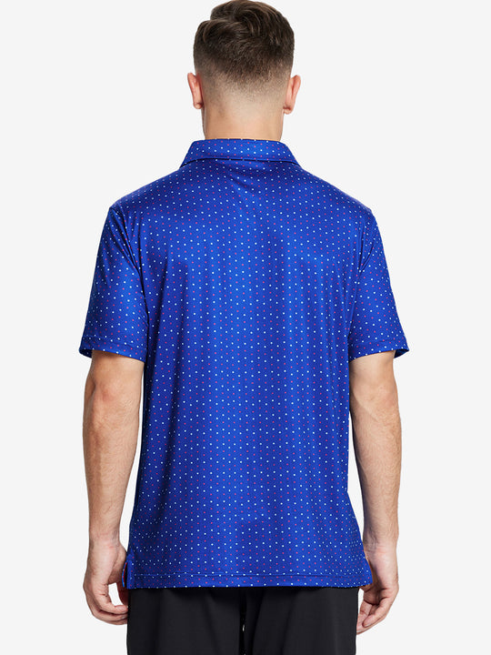 Performance Quick Dry Print Golf Polos（3）