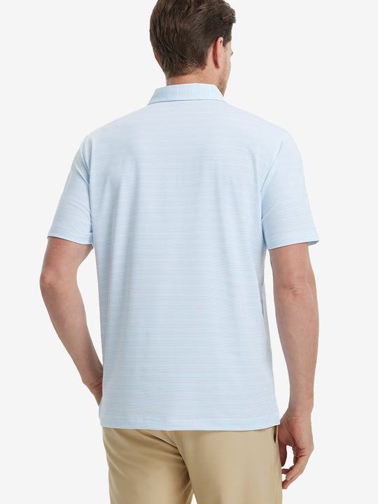 SLATE BLUE AQUA BLUE STRIPE