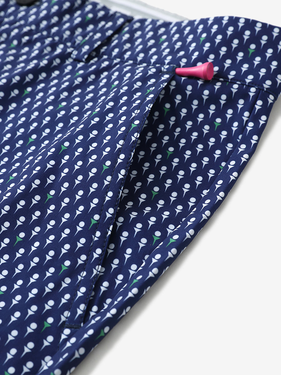 DARK BLUE WHTE GOLF BALL