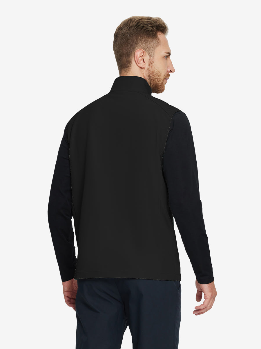 Windproof Golf Vests with Zip Pockets