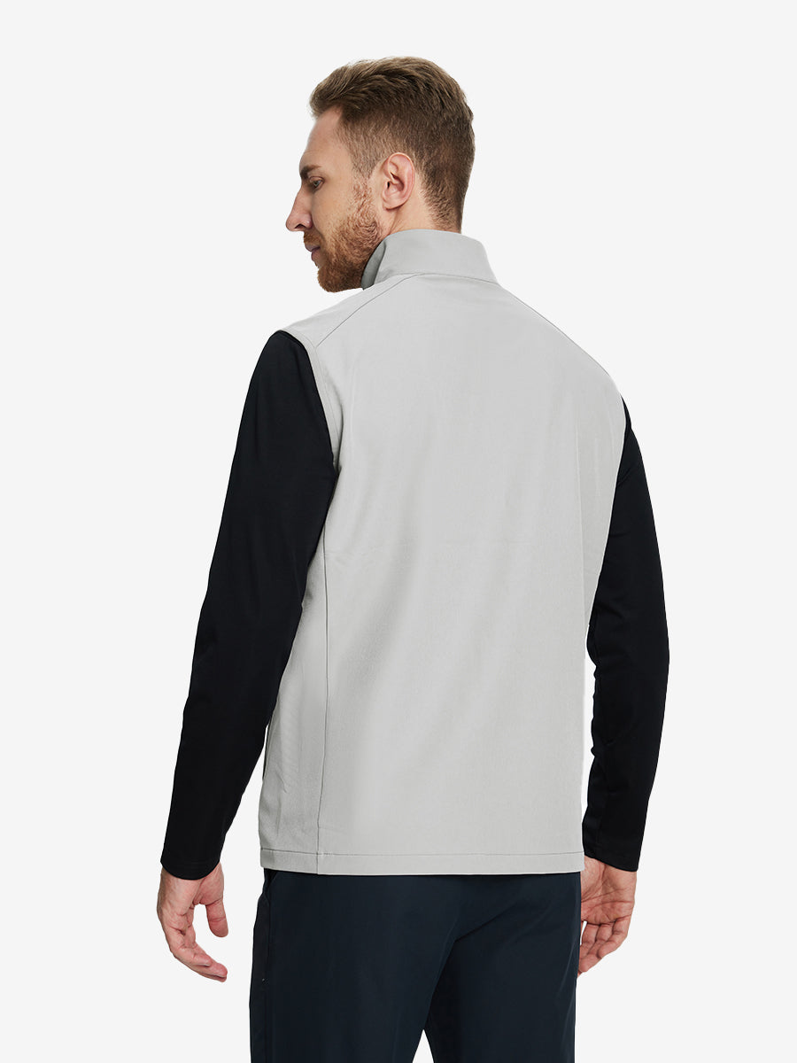 Windproof Golf Vests with Zip Pockets