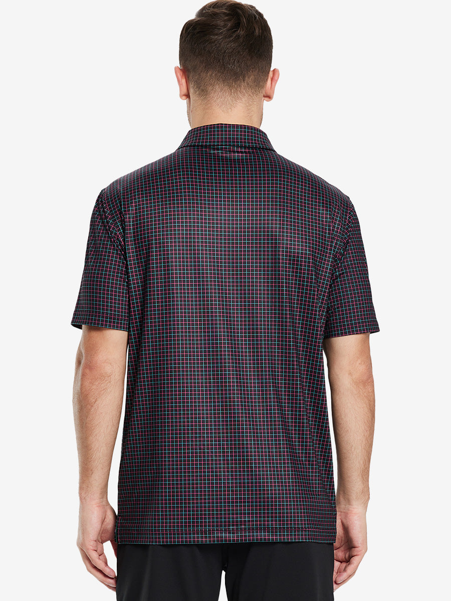 Performance Quick Dry Print Golf Polos