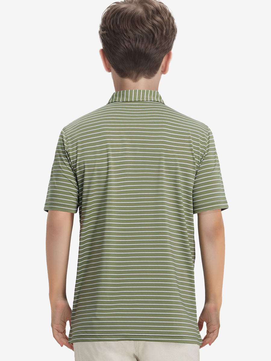 LIGHT GREEN/WHITE STRIPE
