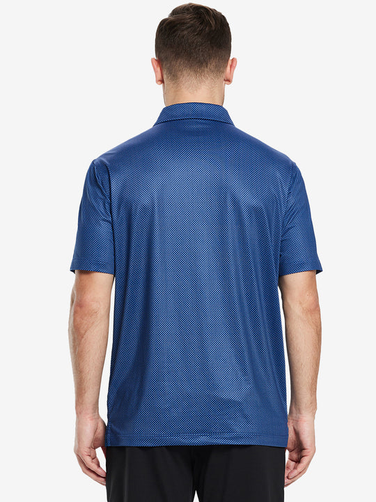 Performance Quick Dry Print Golf Polos