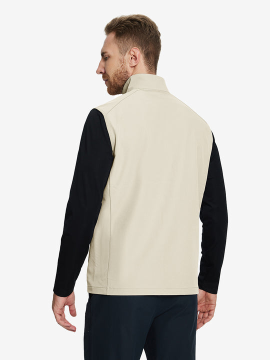Windproof Golf Vests with Zip Pockets