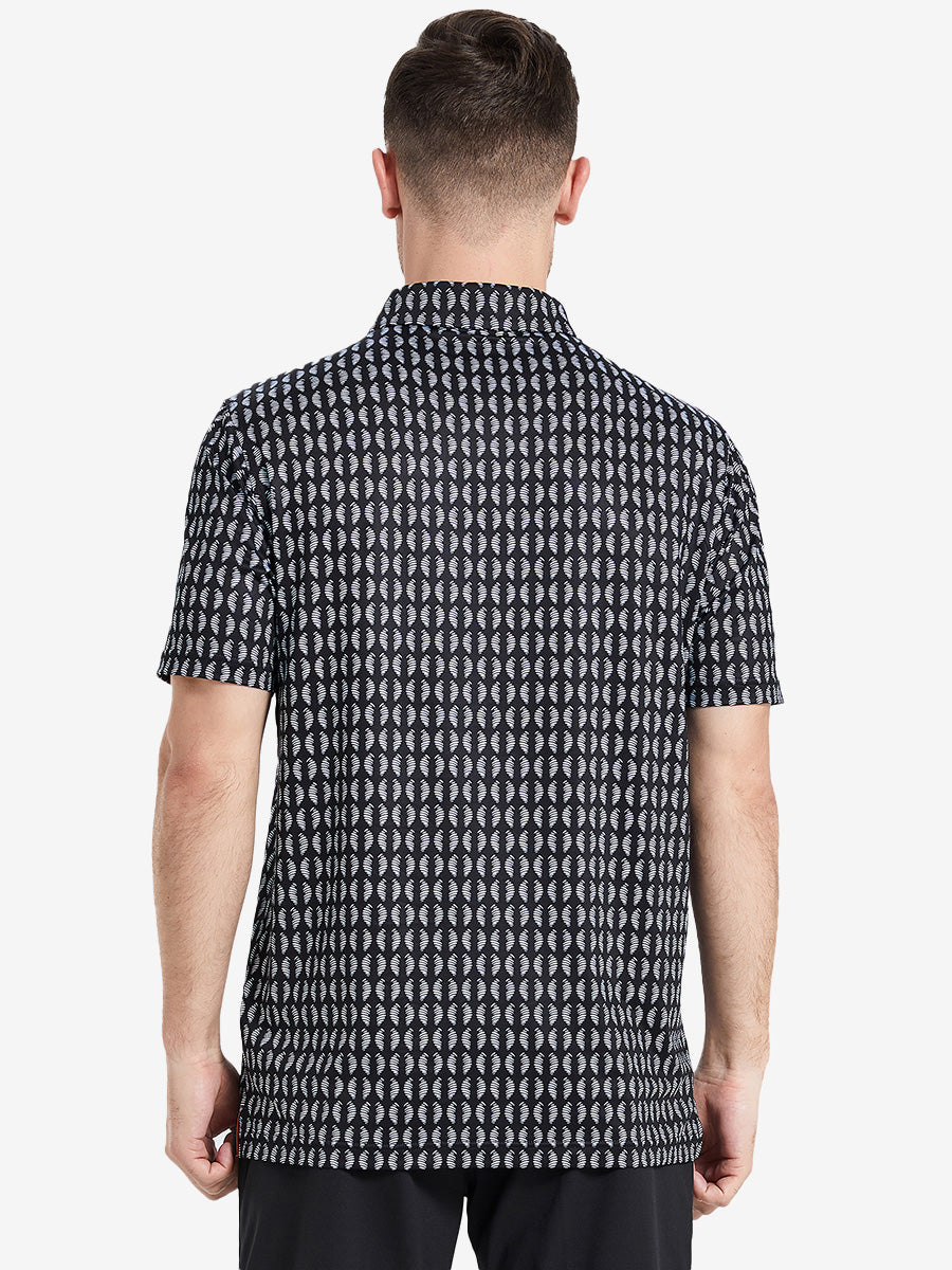 Performance Quick Dry Print Golf Polos