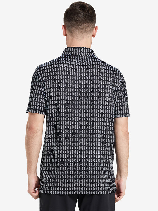 Performance Quick Dry Print Golf Polos