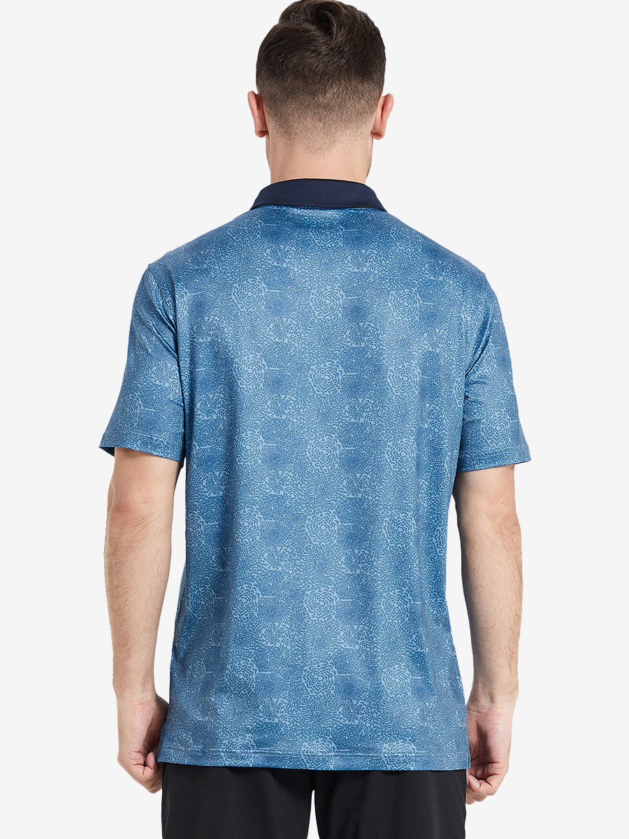 Performance Quick Dry Print Golf Polos（2）