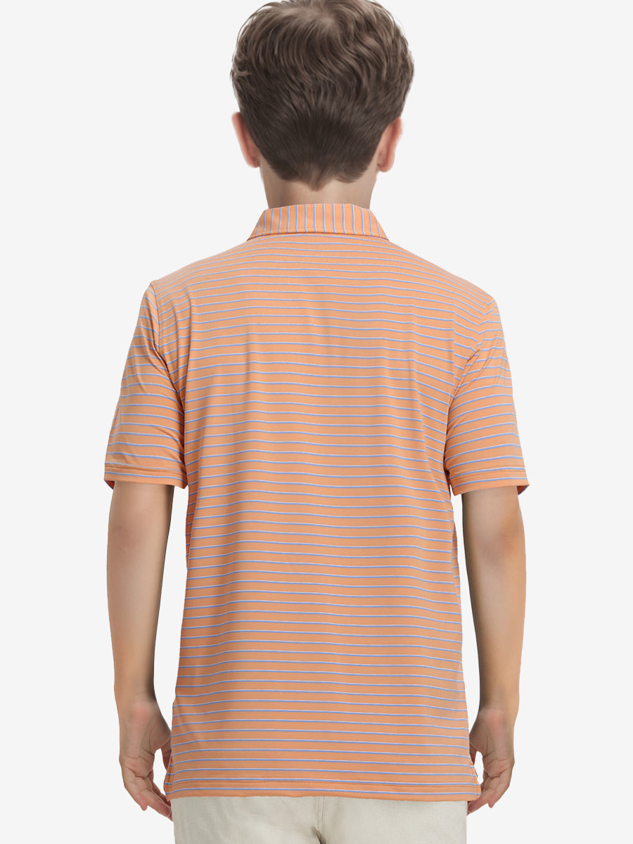 ORANGE/SKY BLUE STRIPE