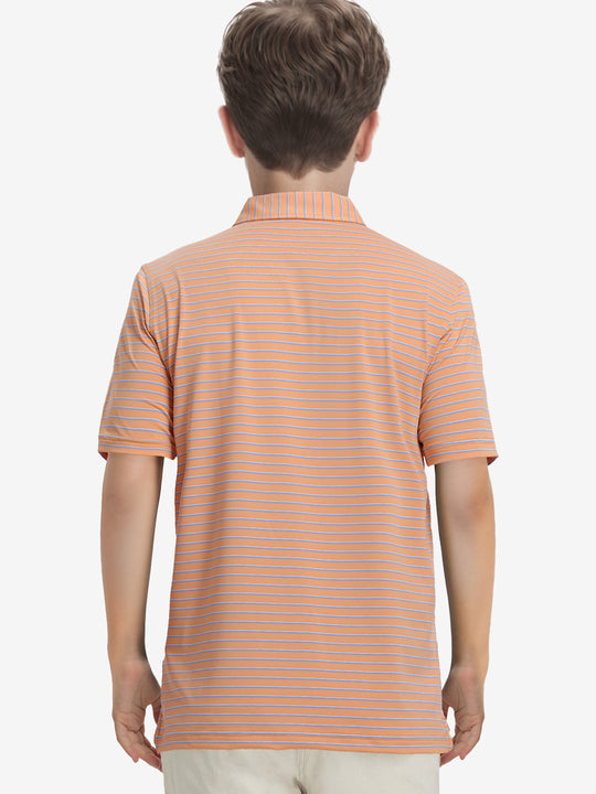 ORANGE/SKY BLUE STRIPE