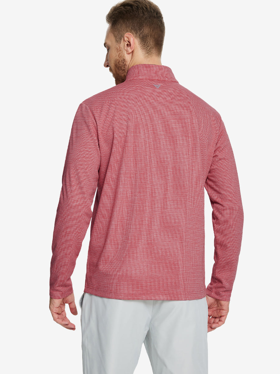 RED HOUNDSTOOTH