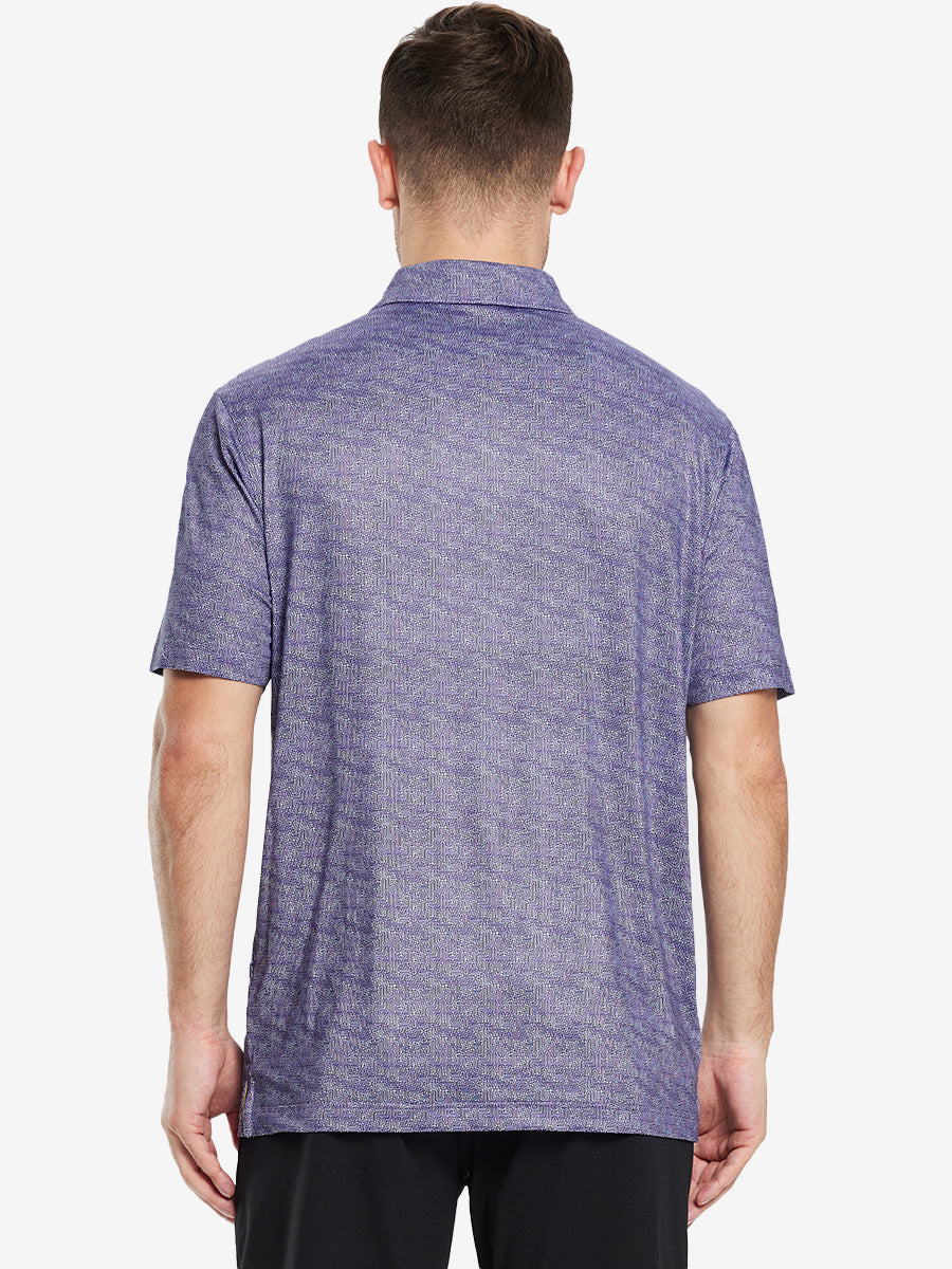 Performance Quick Dry Print Golf Polos（5）