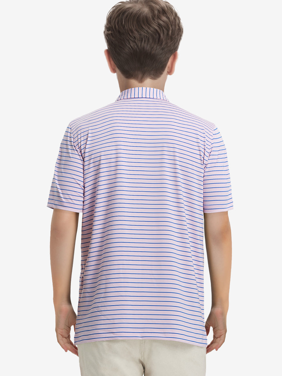 LIGHT PINK/COBALT STRIPE