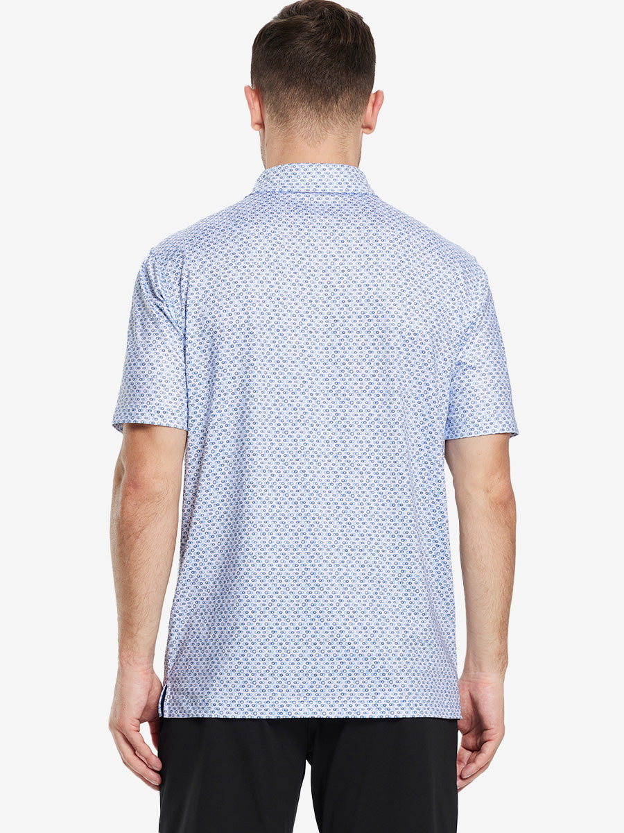 Performance Quick Dry Print Golf Polos
