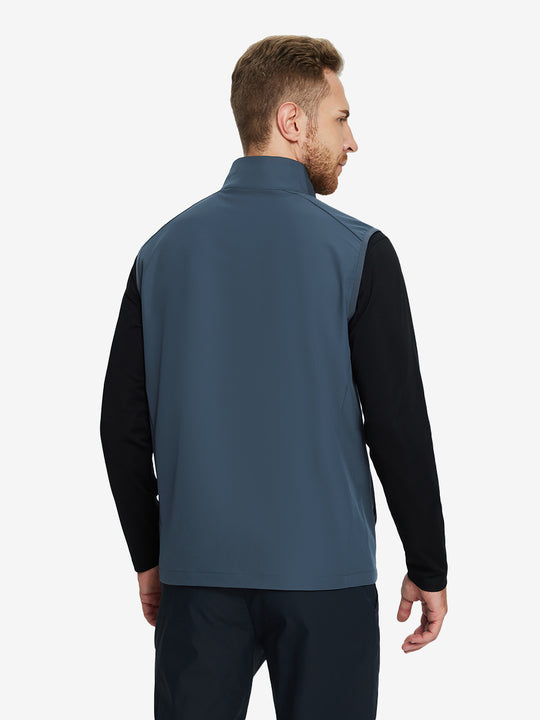 Windproof Golf Vests with Zip Pockets