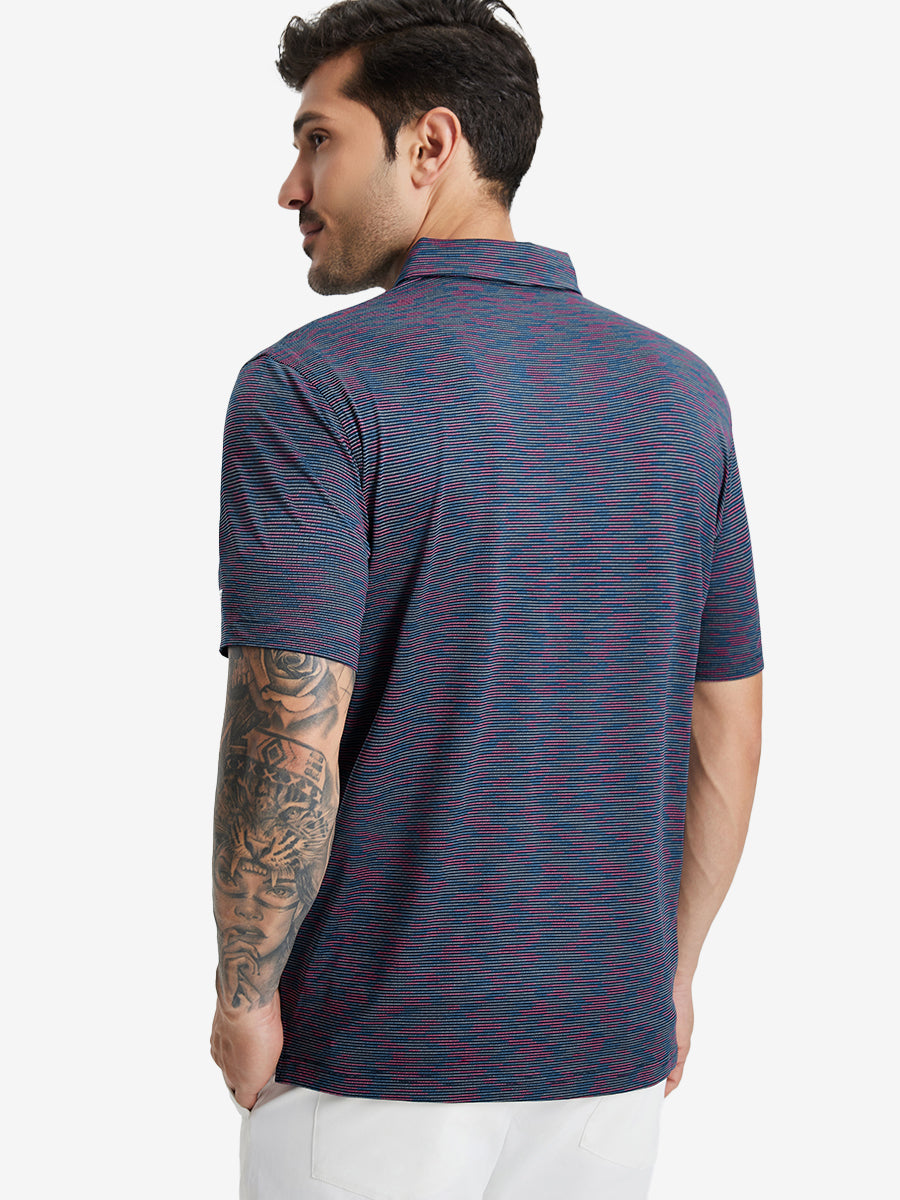 SPACE DYE STRIPE