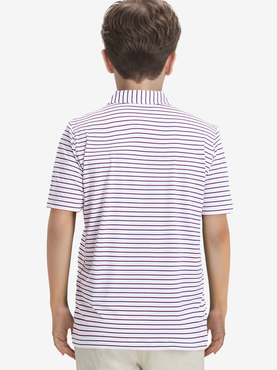 WHITE/NAVY STRIPE