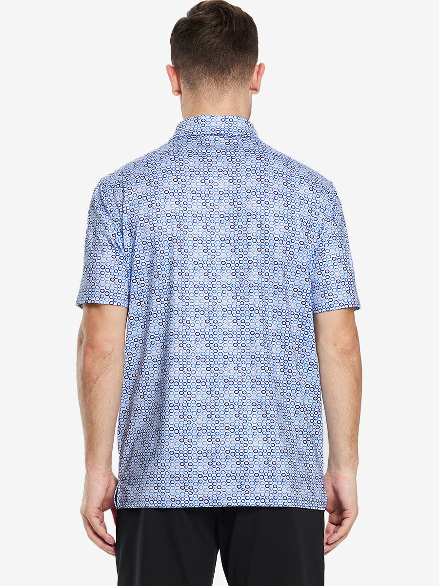 Performance Quick Dry Print Golf Polos（5）