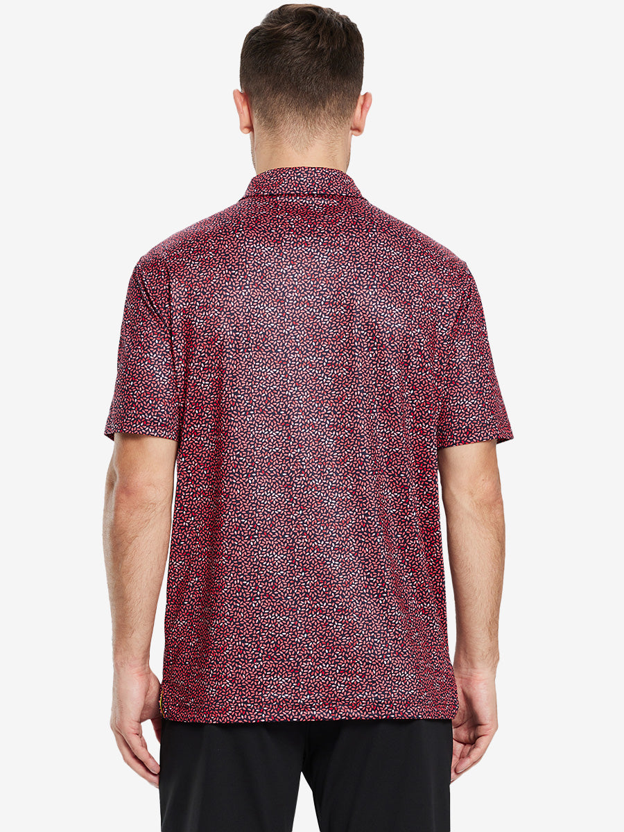 Performance Quick Dry Print Golf Polos（5）
