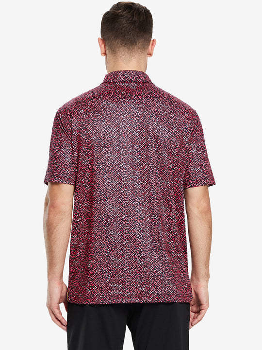 Performance Quick Dry Print Golf Polos（5）