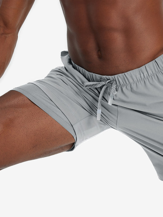 2 in 1 Running Sports Shorts with Liner