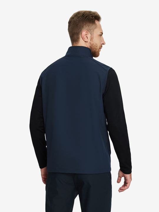 Windproof Golf Vests with Zip Pockets