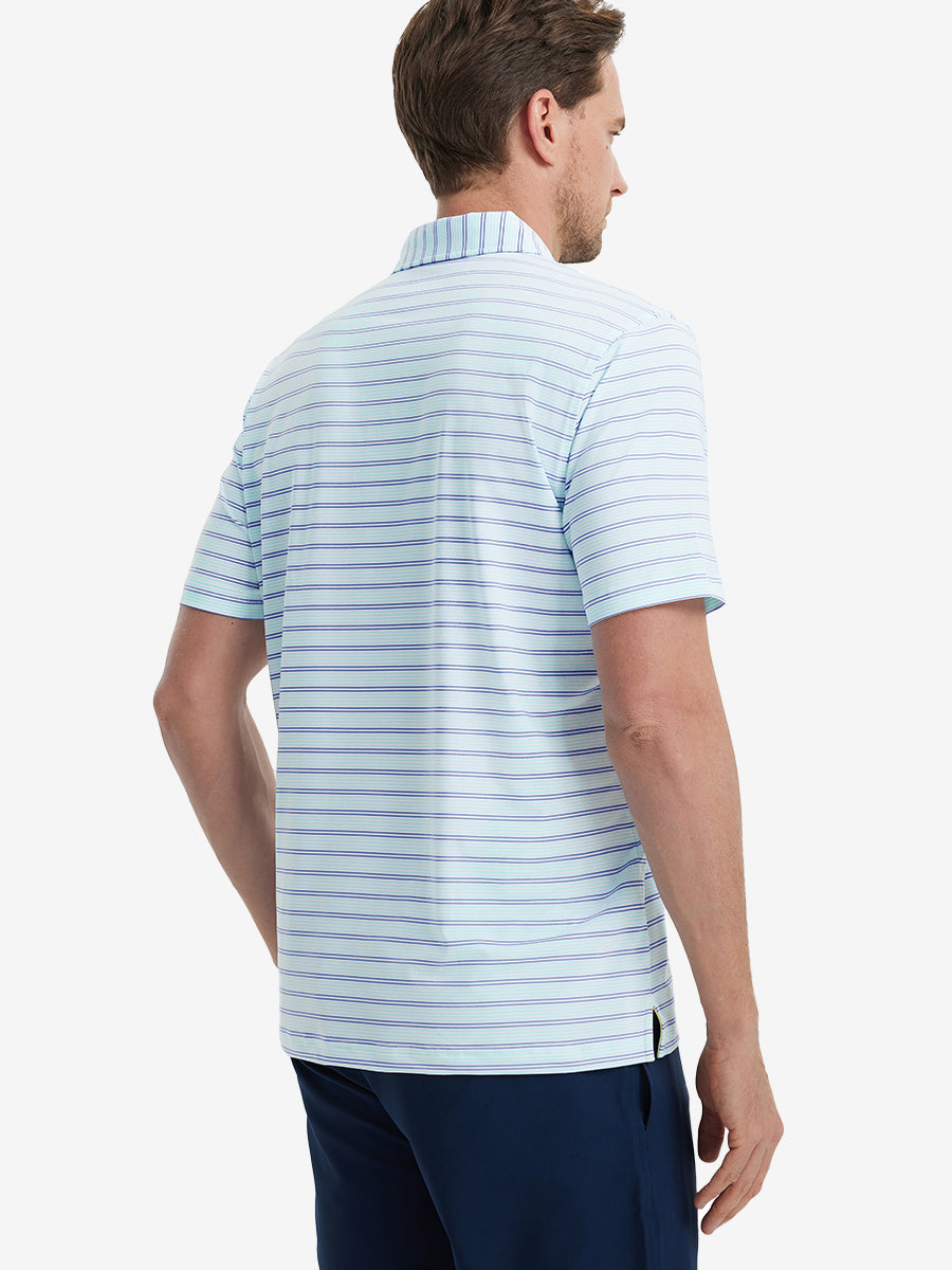 MINT GREEN COBALT STRIPE