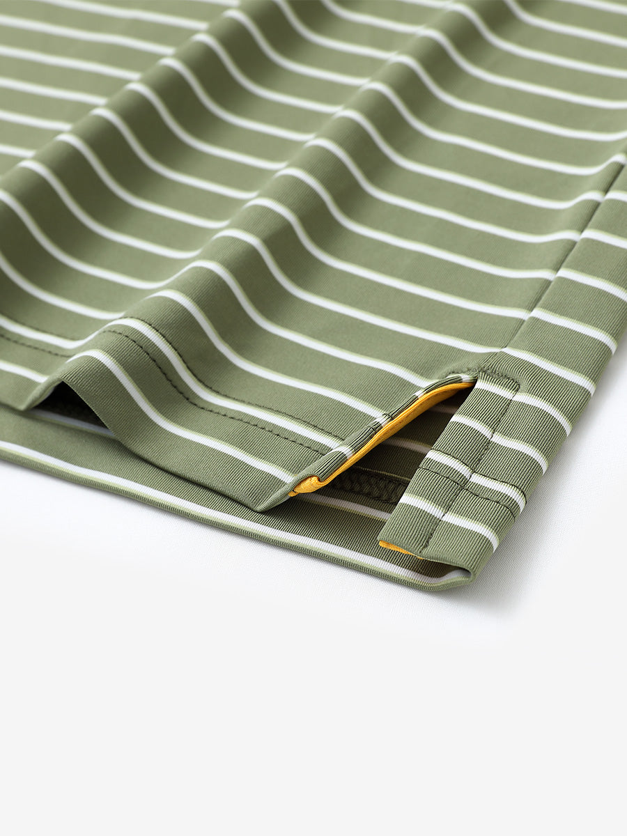 LIGHT GREEN/WHITE STRIPE