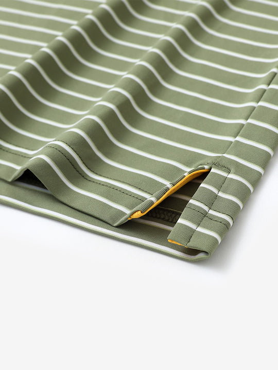 LIGHT GREEN/WHITE STRIPE