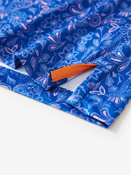 Performance Quick Dry Print Golf Polos（3）